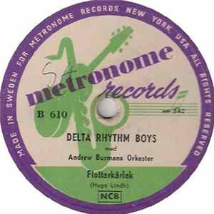 Delta Rhythm Boys Med Andrew Burmans Orkester - Flottarkärlek / En Röd Liten Stuga FLAC album
