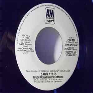 Carpenters - Touch Me When We're Dancing FLAC album