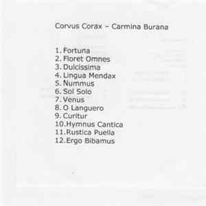 Corvus Corax - Carmina Burana - Snipped FLAC album
