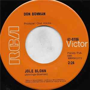 Don Bowman - Jole Blonn FLAC album