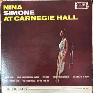 Nina Simone - At Carnegie Hall FLAC album