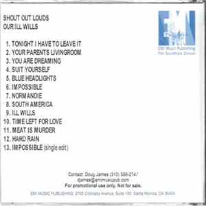 Shout Out Louds - Our Ill Wills FLAC album
