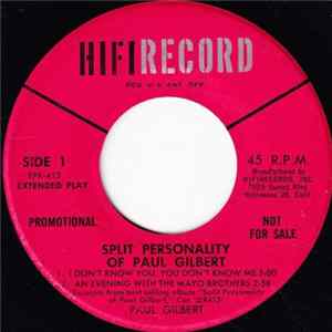 Paul Gilbert - Split Personality Of Paul Gilbert FLAC album