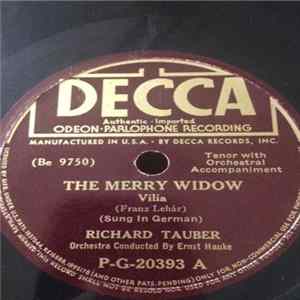 Richard Tauber Orchestra Conducted By Ernst Hauke - The Merry Widow (Vilia) / The Merry Widow (Ballsirenen) FLAC album