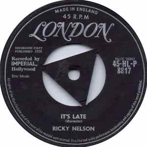 Ricky Nelson - It's Late FLAC album