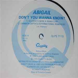 Abigail - Don't You Wanna Know? FLAC album