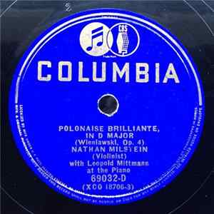 Nathan Milstein - Polonaise Brilliante In D Major / Romance FLAC album