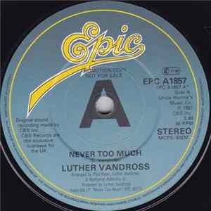 Luther Vandross - Never Too Much FLAC album