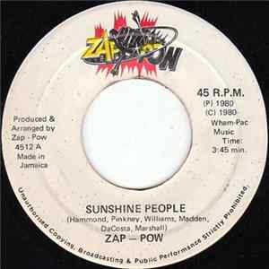 Zap - Pow - Sunshine People FLAC album