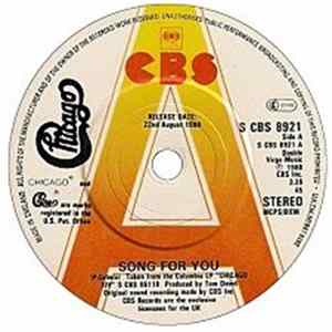 Chicago - Song For You FLAC album