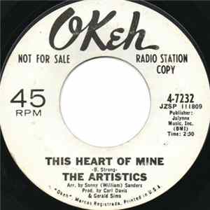 The Artistics - This Heart Of Mine / I'll Come Running FLAC album