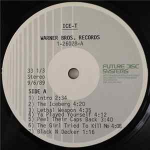 Ice-T - The Iceberg (Freedom Of Speech... Just Watch What You Say) FLAC album