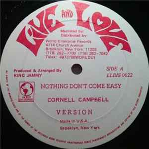 Cornell Campbell / Super Black - Nothing Don't Come Easy / Bad Boys FLAC album