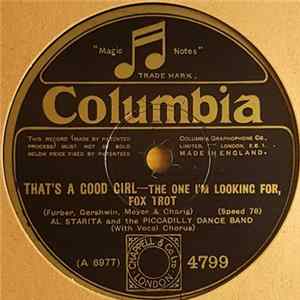 Al Starita And The Piccadilly Dance Band - The One I'm Looking For / Sweet So-And-So FLAC album