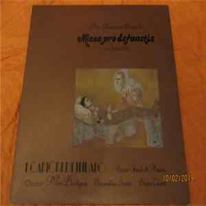 Pier Francesco Cavalli, I Cantori di Milano, Mino Bordignon, Bernardino Streito, Bruno Casoni, Civica scuola di musica - Missa pro defunctis FLAC album