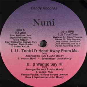Nuni - U - Took U'r Heart Away From Me FLAC album