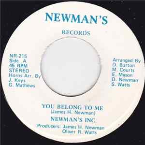 Newman's Inc. - You Belong To Me / Think It Over FLAC album