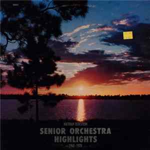 Nathan Eckstein Senior Orchestra - Highlights 1969-1970 FLAC album