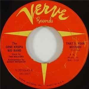 The Gene Krupa Big Band - That's Your Mistake FLAC album