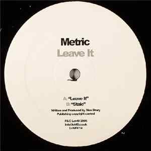 Metric - Leave It FLAC album