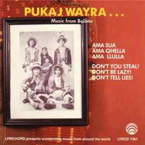 Pukaj Wayra - Don't You Steal! Don't Be Lazy! Don't Tell Lies! FLAC album
