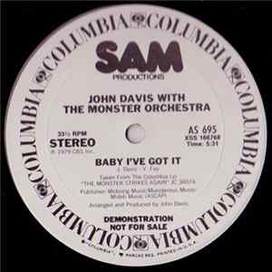 John Davis With The Monster Orchestra - Baby I've Got It / That's What I Get FLAC album