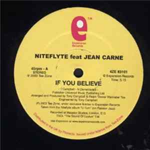 Niteflyte Feat Jean Carne - If You Believe FLAC album