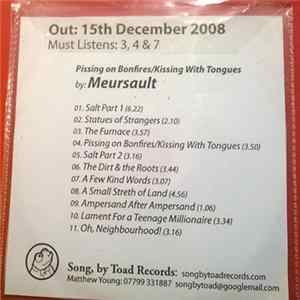Meursault - Pissing On Bonfires / Kissing With Tongues FLAC album