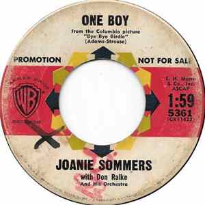 Joanie Sommers - One Boy FLAC album