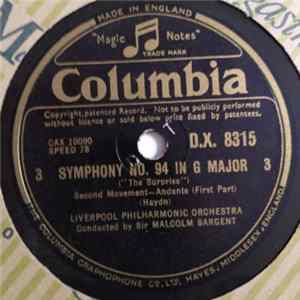 Liverpool Philharmonic Orchestra Conducted by Sir Malcolm Sargent - Symphony No.94 In G Major ( "The surprise") FLAC album