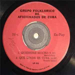 Grupo Folklorico De Aficionados De Cuba - Quieremo Mucho FLAC album