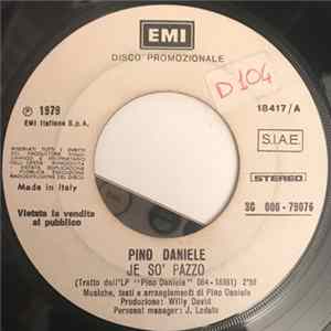 Pino Daniele, Sentacruz - Je So' Pazzo / Io, Tu, Noi FLAC album