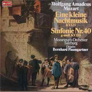 Wolfgang Amadeus Mozart, Bernhard Paumgartner, Mozarteum-Orchester Salzburg - Eine Kleine Nachtmusik KV 525; Sinfonie Nr. 40 G-Moll, KV 550 FLAC album