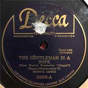 Monica Lewis - The Gentleman is a Dope FLAC album