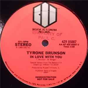 Tyrone Brunson - I'm In Love With You FLAC album