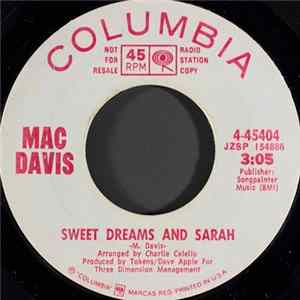 Mac Davis - Sweet Dreams And Sarah / Poem For My Little Lady FLAC album