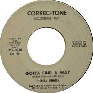 Theresa Lindsey - Gotta Find A Way / Wonderful One FLAC album