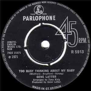 Gene Latter - Too Busy Thinking About My Baby FLAC album
