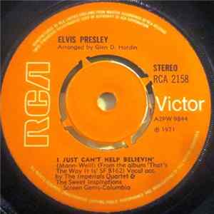 Elvis Presley - I Just Can't Help Believin' FLAC album
