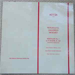 Wolfgang Amadeus Mozart - Georg Friedrich Hendel, Saar Radio Chamber Orchestra, Karl Ristenpart - Serenade No.7 In D Major K.520 (Haffner Serenade) FLAC album