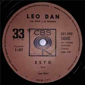 Leo Dan Con Milo Y Su Orchestra - Esto / Rubiecita FLAC album
