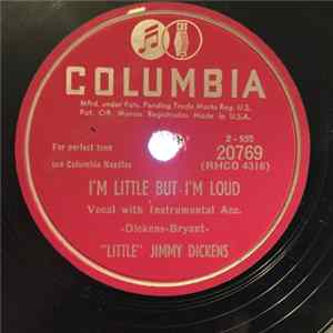 Little Jimmy Dickens - I'm Little But I'm Loud / The Bible On The Table FLAC album
