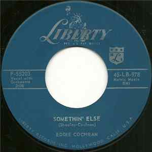 Eddie Cochran - Somethin' Else / Boll Weevil Song FLAC album