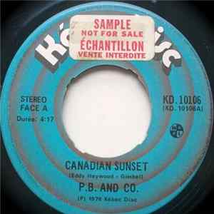 P. B. And Co. - Canadian Sunset FLAC album