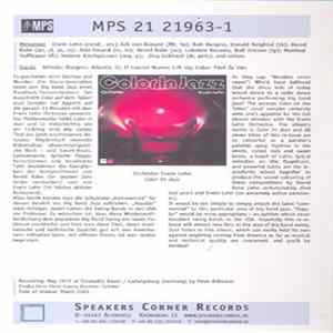 Orchester Erwin Lehn - Color In Jazz FLAC album