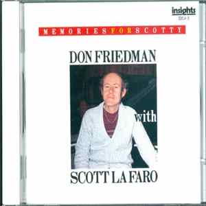 Don Friedman With Scott LaFaro - Memories For Scotty FLAC album