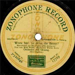 Zonophone-Orchester Berlin - Wozu Hast Du Denn Die Beene? / Wenn Ein Mädel Einen Herrn Hat FLAC album