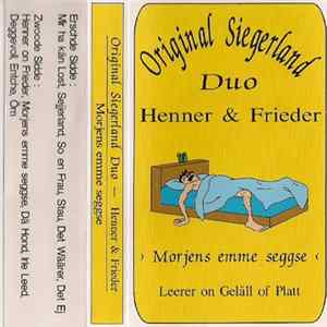 Henner & Frieder - Morjens emme seggse FLAC album