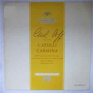 Carl Orff, Annelies Kupper, Richard Holm, Chor Des Bayerischen Rundfunks, Eugen Jochum - Catulli Carmina FLAC album