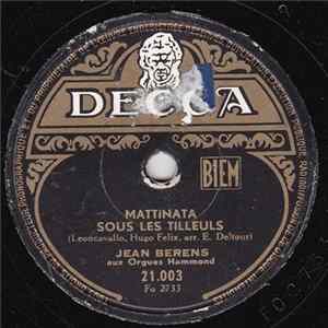 Jean Berens - Mattinata Sous Les Tilleuls / Concerto I Torna A Sorrente FLAC album